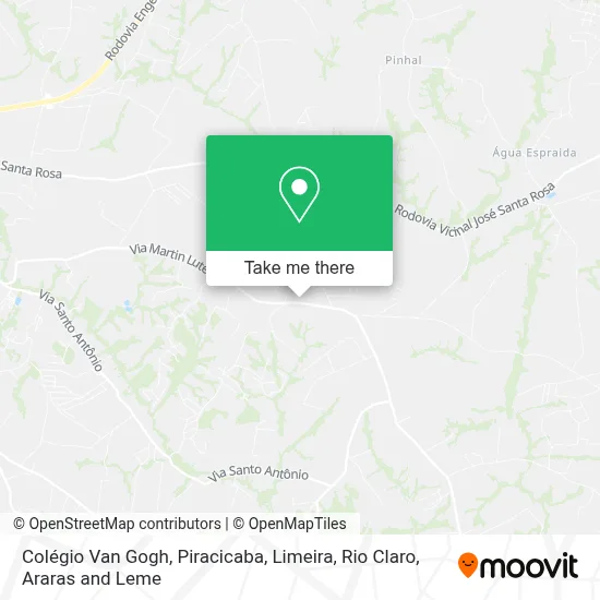 Colégio Van Gogh map