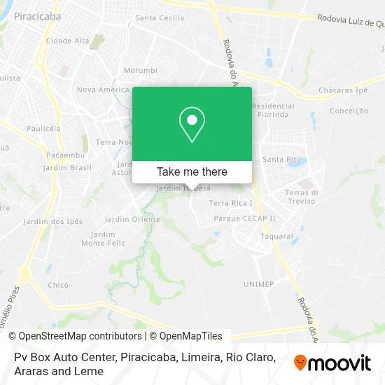 Pv Box Auto Center map