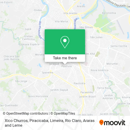 Xico Churros map