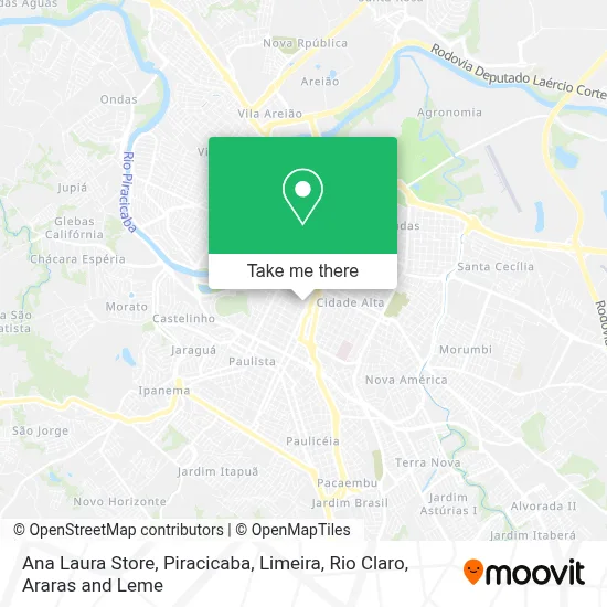Ana Laura Store map