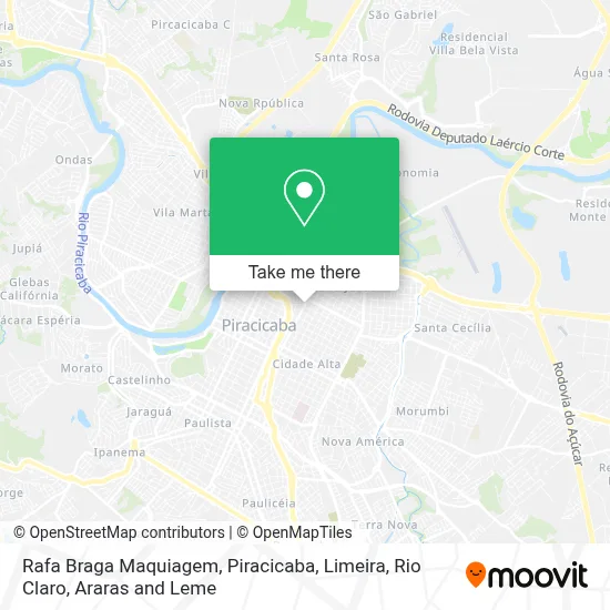 Rafa Braga Maquiagem map