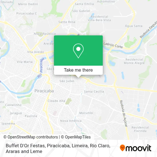 Buffet D'Or Festas map