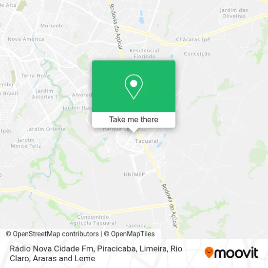 Rádio Nova Cidade Fm map