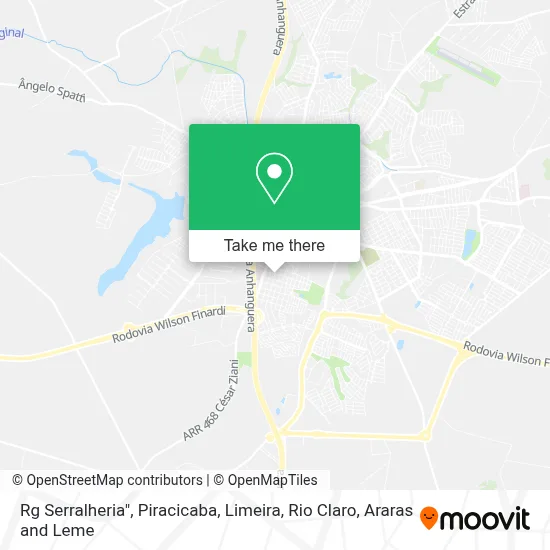 Rg Serralheria" map