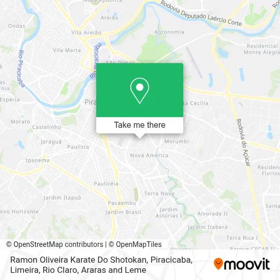 Ramon Oliveira Karate Do Shotokan map