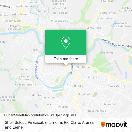 Shell Select map