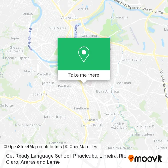 Get Ready Language School map