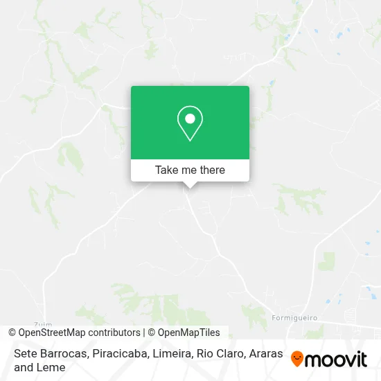 Sete Barrocas map