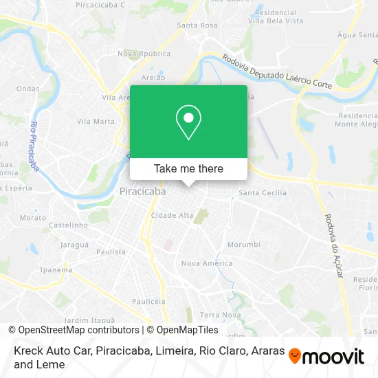 Kreck Auto Car map