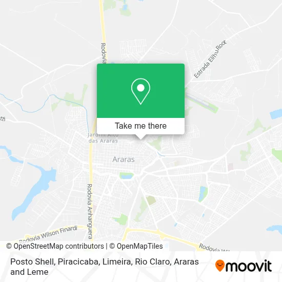 Posto Shell map