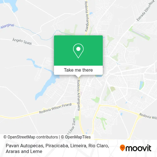 Pavan Autopecas map