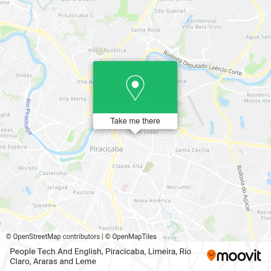 People Tech And English map