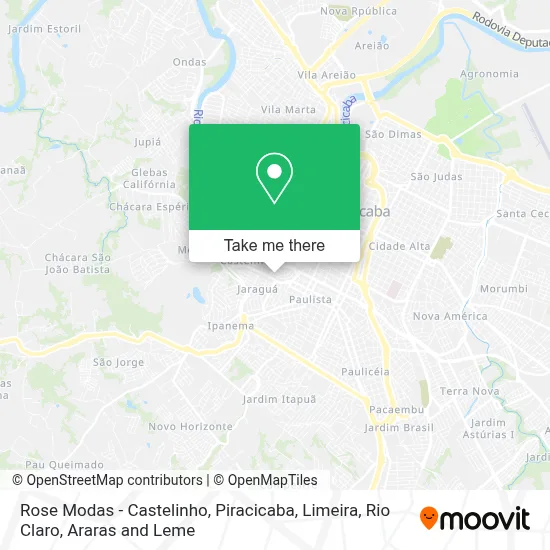 Rose Modas - Castelinho map