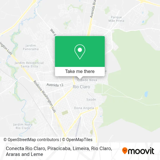 Conecta Rio Claro map