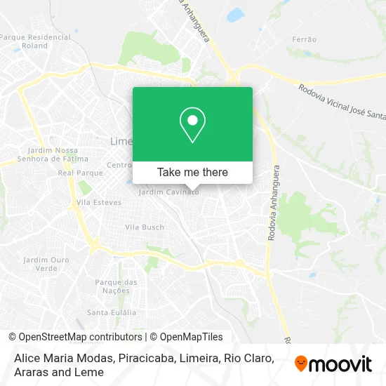 Alice Maria Modas map