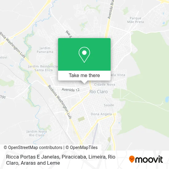 Ricca Portas E Janelas map