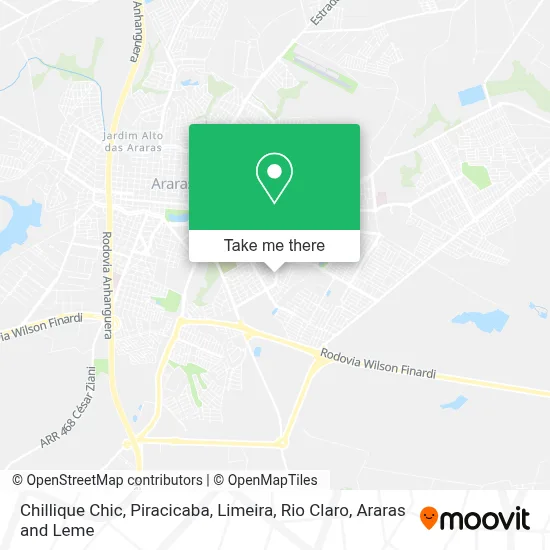 Chillique Chic map