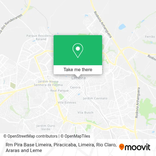 Rm Pira Base Limeira map
