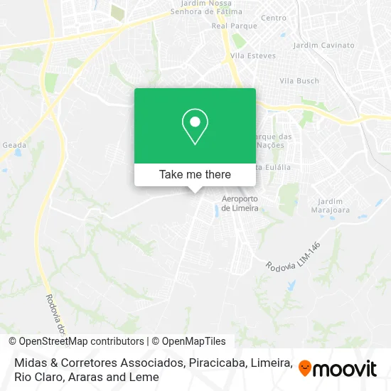 Midas & Corretores Associados map
