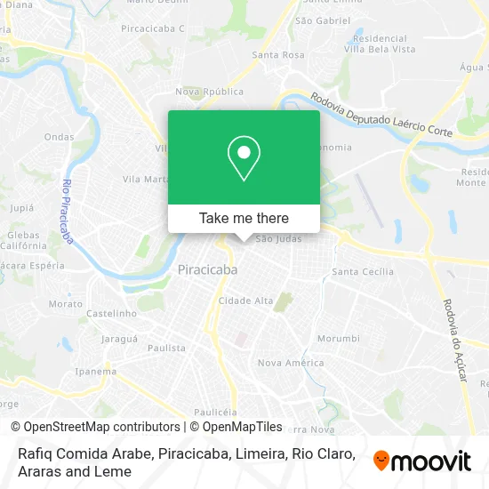 Rafiq Comida Arabe map