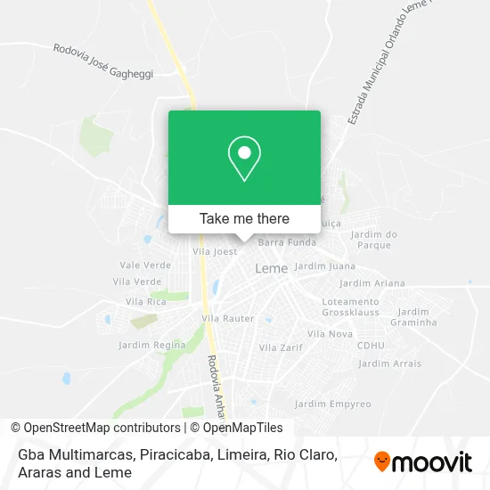 Gba Multimarcas map