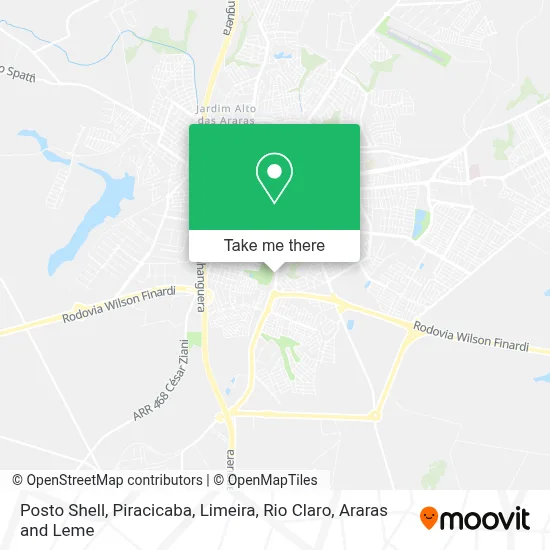 Posto Shell map