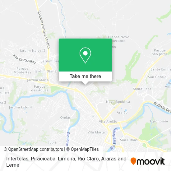 Intertelas map