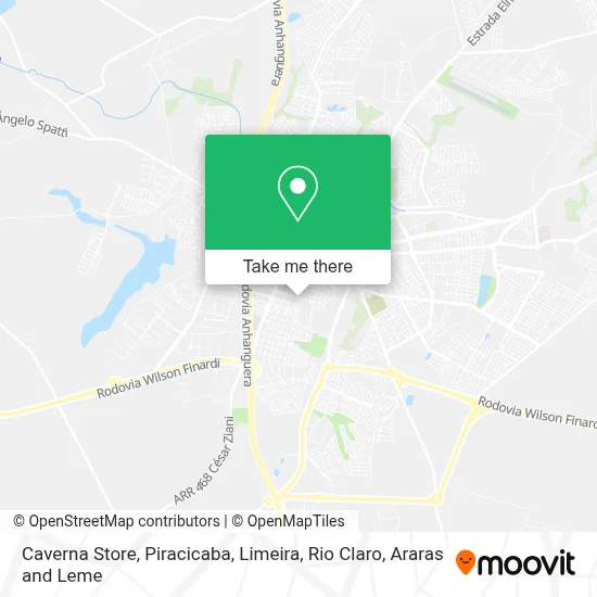 Caverna Store map