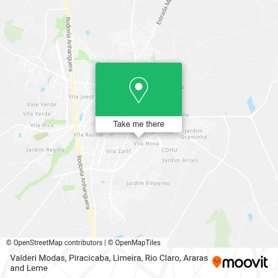 Valderi Modas map