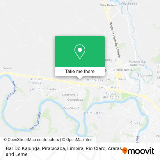 Bar Do Kalunga map