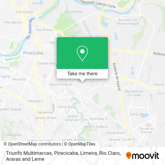 Triunfo Multimarcas map