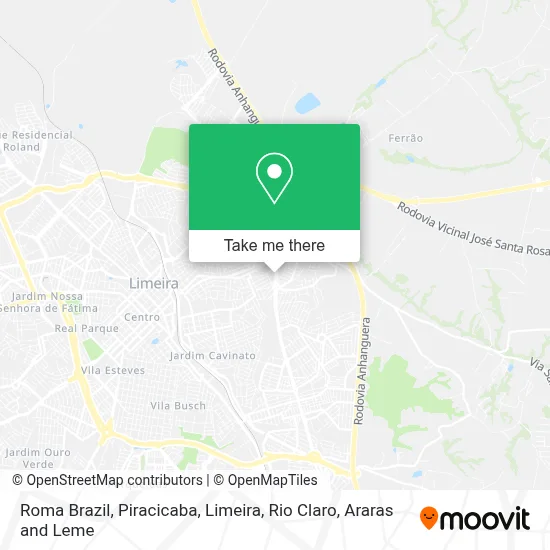 Roma Brazil map