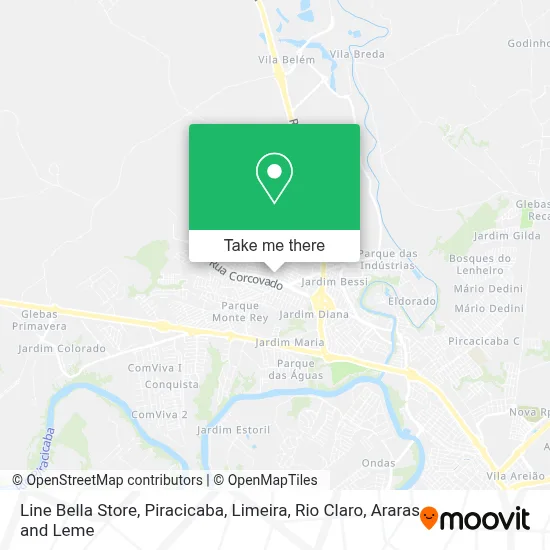 Line Bella  Store map