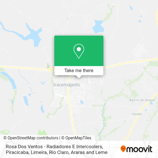 Rosa Dos Ventos - Radiadores E Intercoolers map