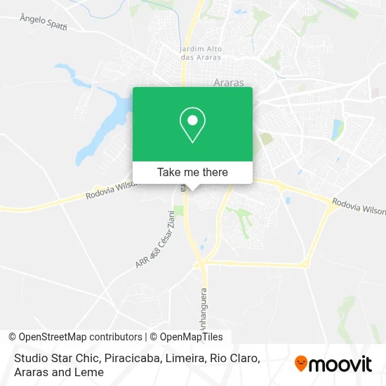 Studio Star Chic map