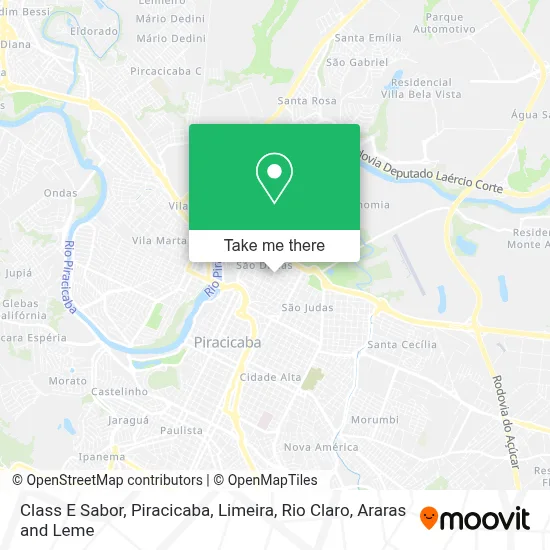 Class E Sabor map