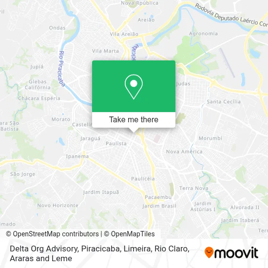 Delta Org Advisory map