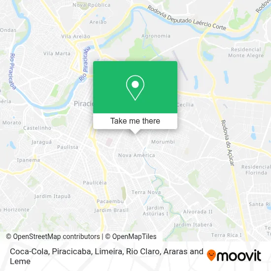 Coca-Cola map