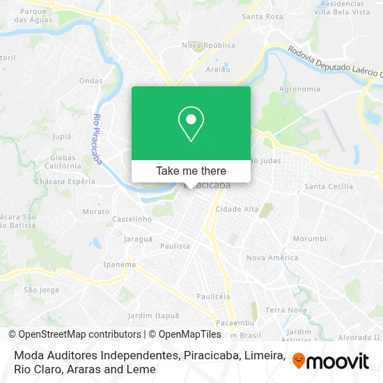 Moda Auditores Independentes map