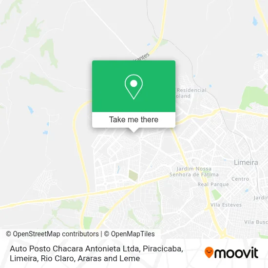 Auto Posto Chacara Antonieta Ltda map