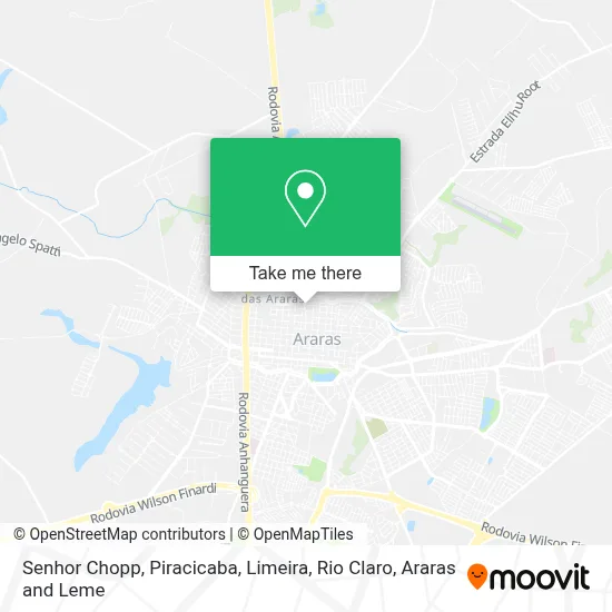 Senhor Chopp map