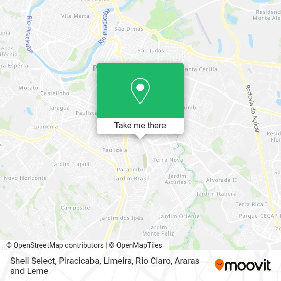 Shell Select map