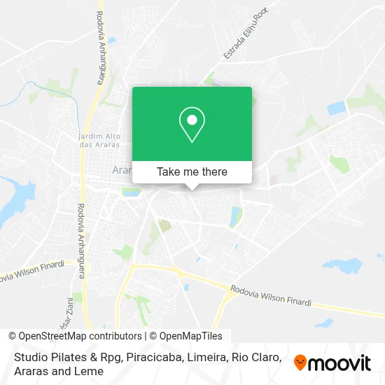 Studio Pilates & Rpg map