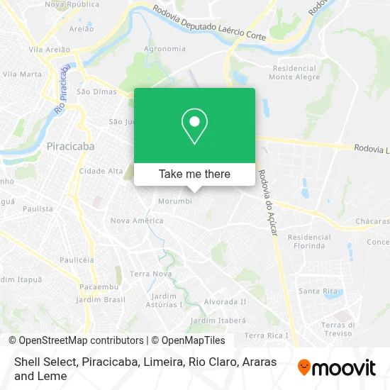 Shell Select map