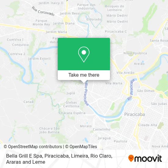 Bella Grill E Spa map