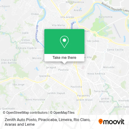 Zenith Auto Posto map