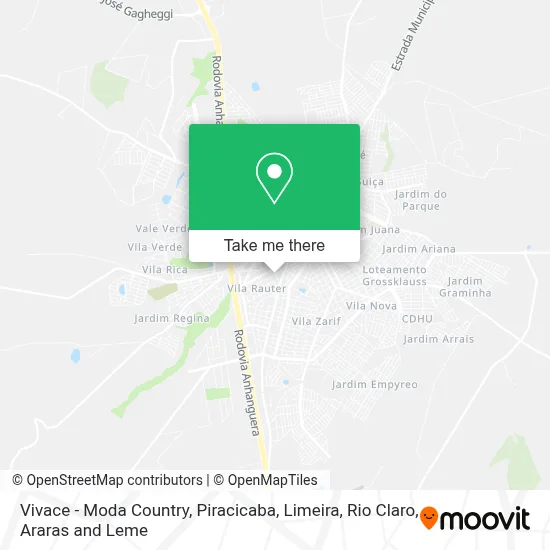 Vivace - Moda Country map