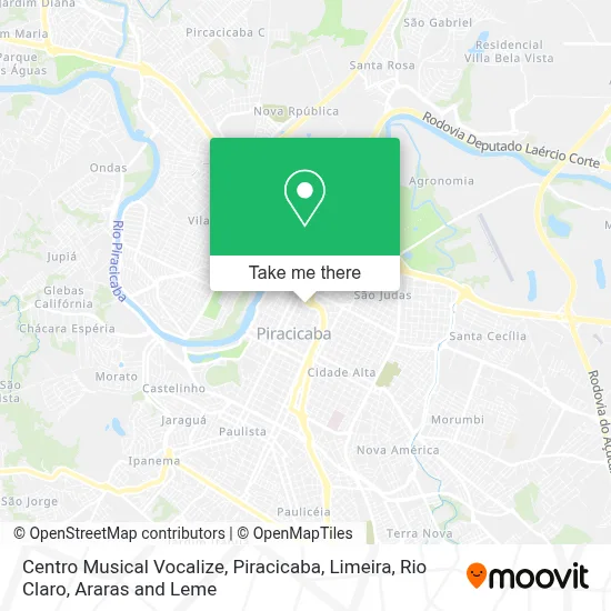 Centro Musical Vocalize map
