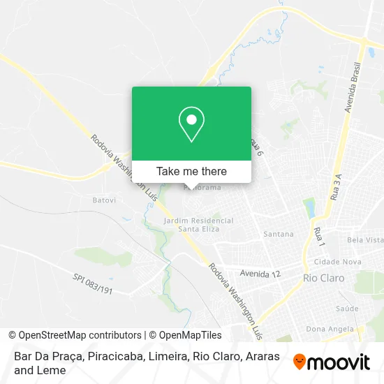 Bar Da Praça map