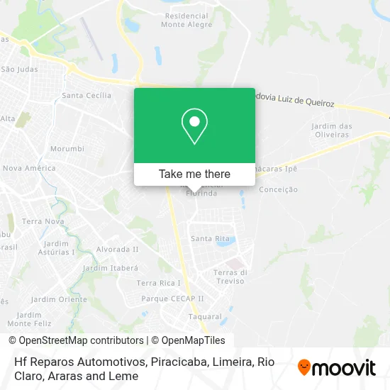 Hf Reparos Automotivos map